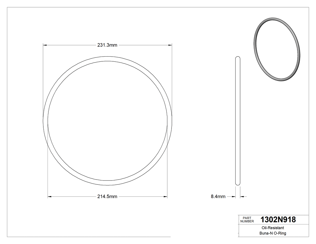 Technical drawing - 1302N918